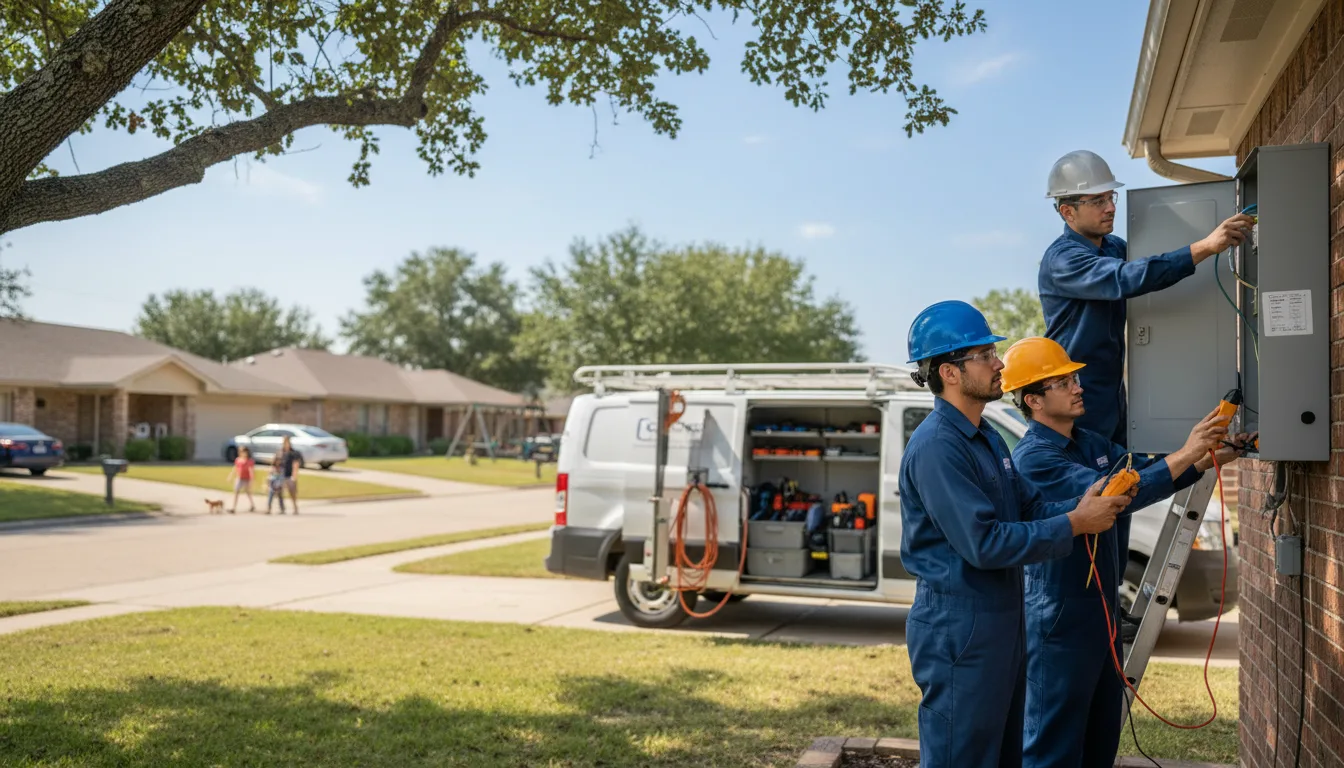 Certified electrician providing emergency electrical services in Lambsburg, VA